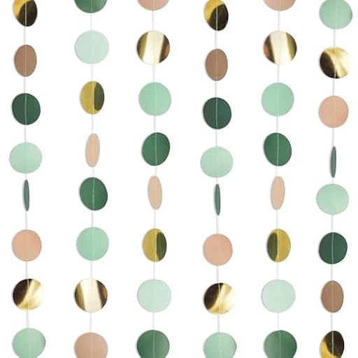 39 Pies Guirnalda de Papel Redonda de Verde, 3 Piezas Guirnalda de Círculos de Papel Brillante, Decoracion Colgante Fiesta, para Bodas Cumpleaños Fiestas Tiendas Decoración del Hogar | Ya disponible en tu tienda friki favorita! En mundofriki.es! 39 Pies Guirnalda de Papel Redonda de Verde, 3 Piezas Guirnalda de Círculos de Papel Brillante, Decoracion Colgante Fiesta, para Bodas Cumpleaños Fiestas Tiendas Decoración del Hogar | Ya disponible en tu tienda friki favorita! En mundofriki.es!