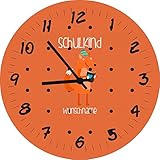 Die Uhr ist eine wundervolle Geschenkidee zu jeden Anlass! Zum Kindertag, Geburtstag, Geburt, Jugendweihe, Taufe, Prüfung, Schulabschluss Feier.