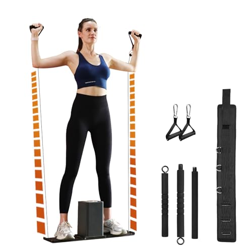 SR3 Smart Home Gym Workout Kabelmaschine | Mehrstufiger Widerstand, verstellbarer Trainer, faltbar, tragbar, All-in-One Heim- und Outdoor-Fitness, Ganzkörper-Krafttraining, Fitnessgerät