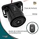 Technaxx Autoalarm mit PIR-Sensor & 105 dB Sirene TX-168 – Alarmanlage für Auto, Wohnmobil, Boot & Haus – 7 Tage Akku, USB, Paniktaste, Fernbedienung & Einfache Installation