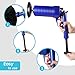 Toilet Plunger, Air Drain Blaster, Pressure Pump Cleaner, High Pressure Plunger Opener Cleaner Pump for Bath Toilets, Bathroom, Shower, Sink, Bathtub, Kitchen Clogged Pipe