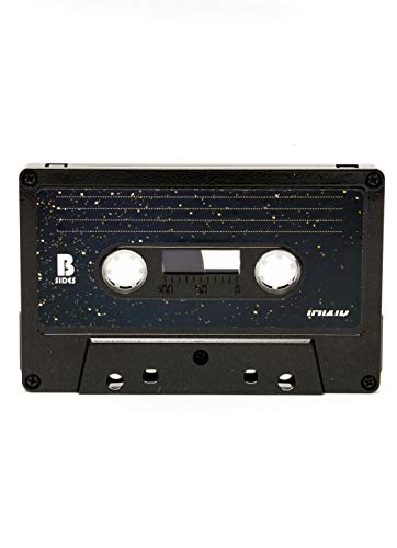 IMIXID/FYDELITY Blank C-60 Normal Bias Audio Cassette Tape 60 Minutes | 10 Pack | Mixed Tape: Black Chrome Gold Glitter