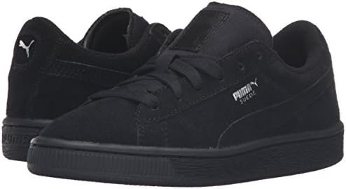 PUMA unisex child Suede Classic Sneaker, Black/Puma Silver, 13 Little Kid US | Image 6