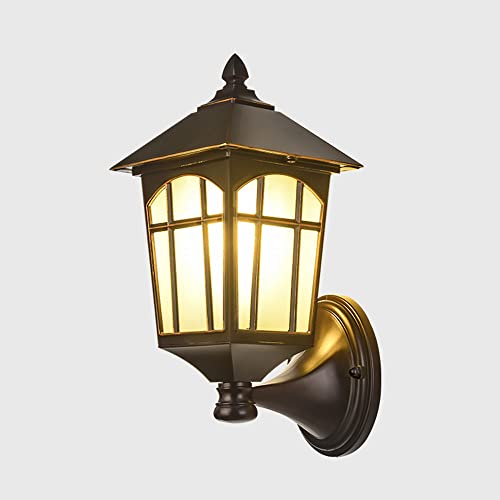 Lanterne extérieure pour porche luminaire chaleureux de porte d'entrée