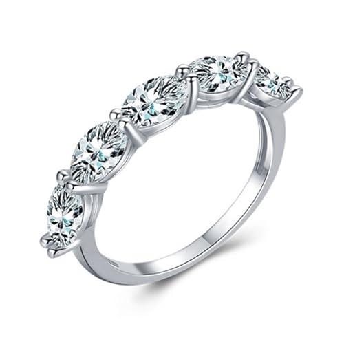 Bague mariage or blanc et moissanite l'éclat durable sans ternir