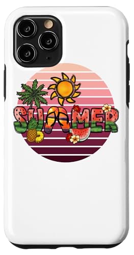 �Ă̗[�Ă��̕��͋C�̃O���t�B�b�N�ƔM�т̗v�f�B �X�}�z�P�[�X iPhone 11 Pro �p