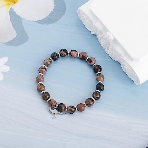 Fullrainbow Kangaroo bracelet for Women Kangaroo Gifts for Kangaroo Lover Stainless steel Kangaroo Pendant Bracelet Kangaroo Spirit Animal Gifts for Women3