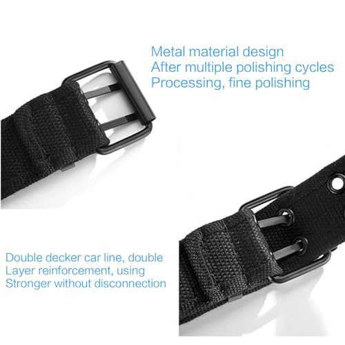 Canvas Waist Belts With Double Pin Buckle Wide Adjustable Waist Belt Teens Woman Dresses Skirt Coat Waistband4