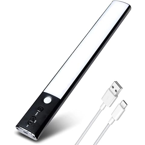 ZOESON Luz LED Sensor de Movimiento Inalámbrica Recargable USB Cover