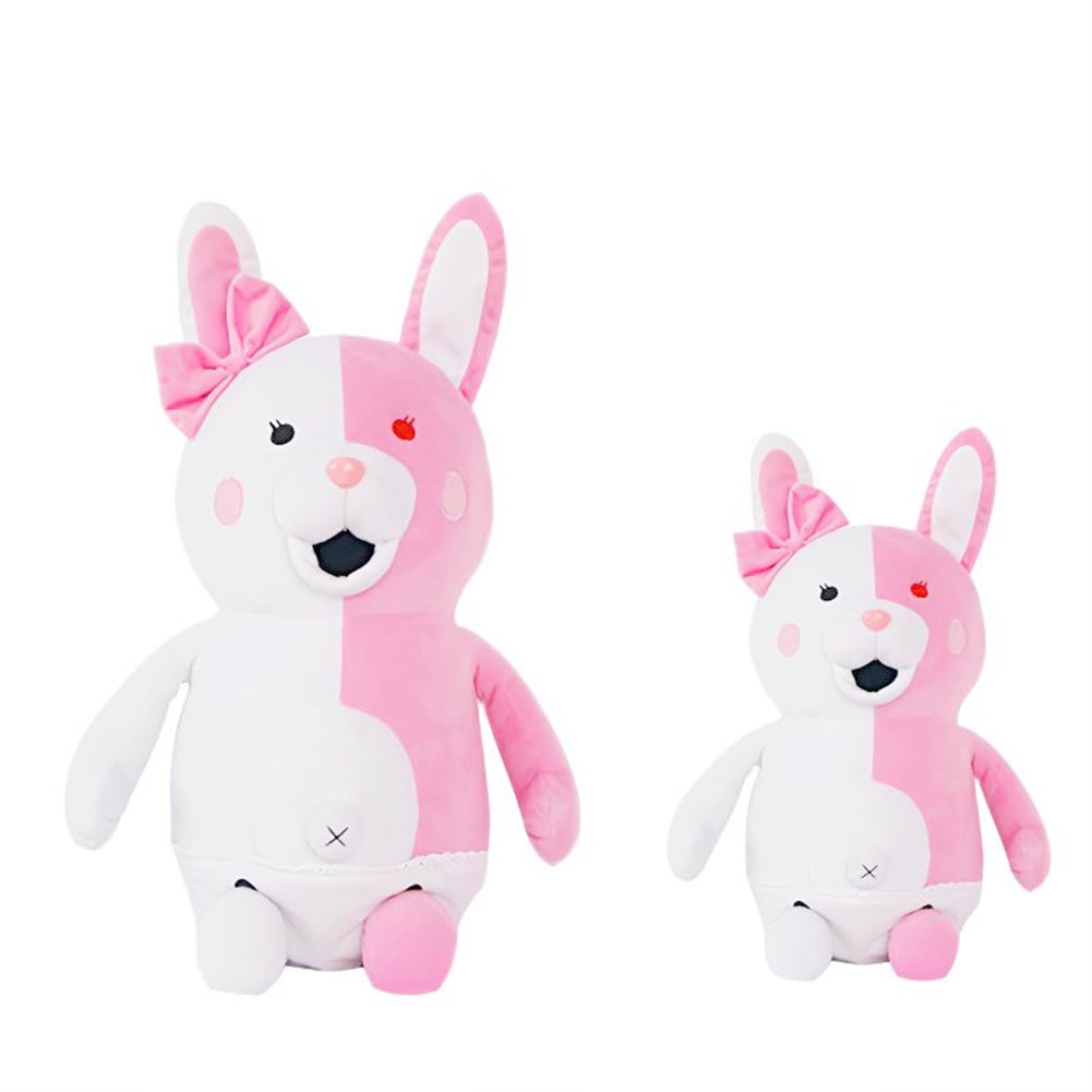 Xinchangda 2PCS Monomi-chan Plush Figures Anime Monomi-chan Stuffed Plush Figure 35/25cm Sitting Character Soft Anime Cushion Home Plushies Pillow Sofa Decoration Bedding Gift