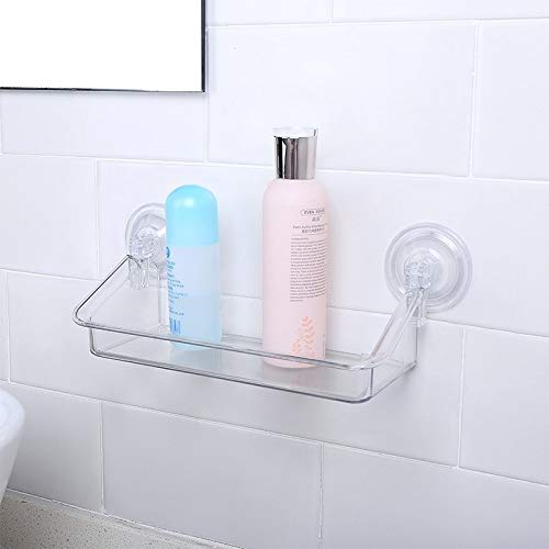 Étagère de douche transparente pour éliminer le désordre sans percer