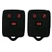 2Pcs Coolbestda Rubber 3buttons Smart Key Fob Protector Remote Skin Cover Case Keyless Entry Jacket for Ford F150 F250 F350 Explorer Ranger Escape Expedition