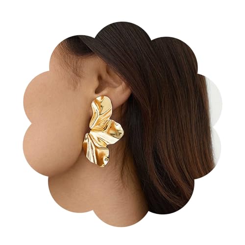 Boucles d'oreilles feuille ginkgo tendance à porter au quotidien ou pour un mariage