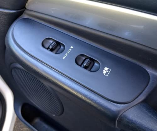 Passengers Side Power Window Switch 56007695Ac / 56007695Ab, Compatible With 2002-2009 Dodge Ram 1500 2500 3500 4500 5500, Dakota, Durango, Intrepid, Stratus, Jeep Cherokee, Chrysler 300M, Lhs #TOP6