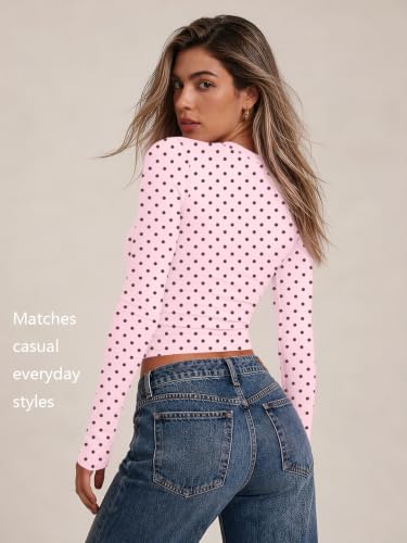 Image of Trendy Queen Womens Long Sleeve T Shirts Fall Fashion Basic Y2K Tops 2026