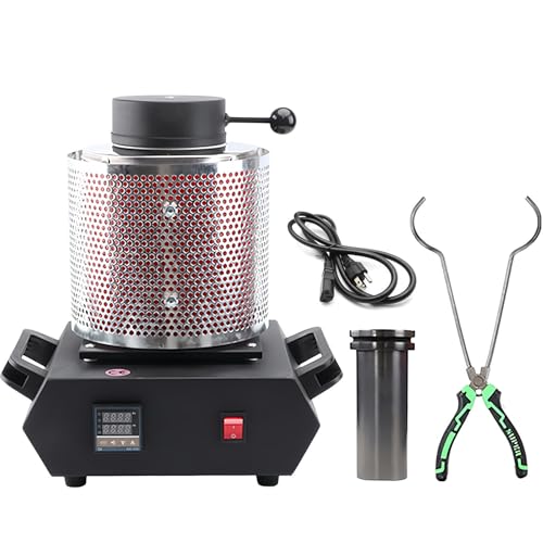 Horno de fusión eléctrico digital automático para talleres de joyería