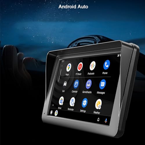 Lecteur multimédia automobile avec image inversée et navigation de smartphone - 3