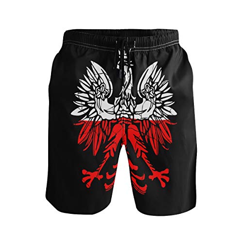 Men's Quick Dry Swim Trunks with Pockets Missouri Flag Beach Board Shorts Bathing Suits