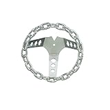 Lowrider 8' Chain Bicycle Steering Wheel Chrome