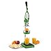 Produktbild Klarstein TriJuicer - 3-in-1, Saftpresse, Apfelschneider, Pommesschneider, einfache Handhabung, Edelstahl, kraftverstärkende Hebelmechanik, lautlos, kein Strombedarf, ABS-Kunststoff, grün