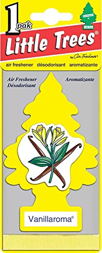 Image of Little Trees Vanillaroma Air Freshener | Tree-Shaped Hanging Design | Ideal For Car, Home, Wardrobes etc | Imported from USA