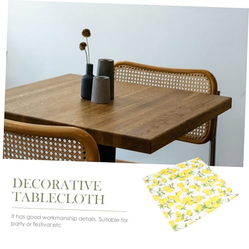 Nappe citron rectangulaire Toyvian pour éliminer les taches de table - 6