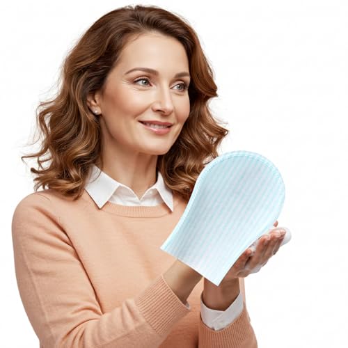 HYGIENJOY- Rinse Free Bath Sponges Mitten-Shaped,Body Wipes Pre-soaped & Dry,Body wipes for adults bathing no rinse,for Nursing The Elderly, Injured,for Adult Traveling, Camping (25 Pack) - Image 6