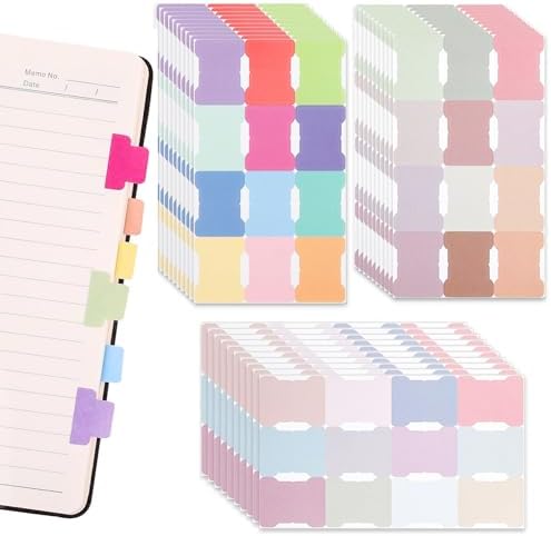Sticky Index Rabs Sticky Index Tabs 360-Pack – 30 Sheets with 36 Assorted Colors ...
