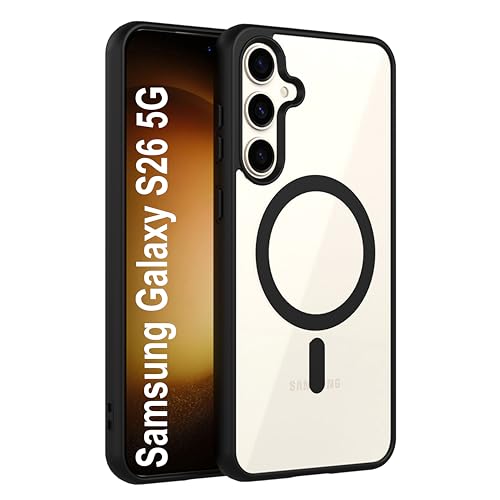 Image of Zapcase Back Case Cover for Samsung Galaxy S26 5G | Compatible for Samsung Galaxy S26 5G Back Cover | Scratch-Resistant Back Cover | Black