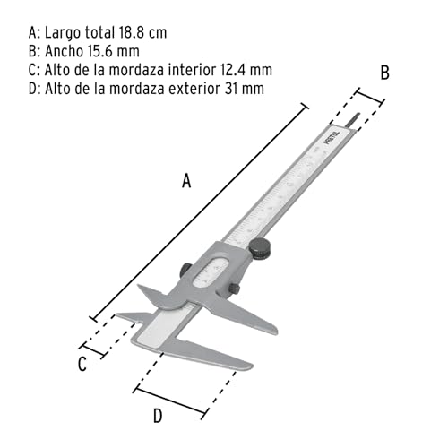 Vernier analógico 18 vernier analogo marca Pretul (3)