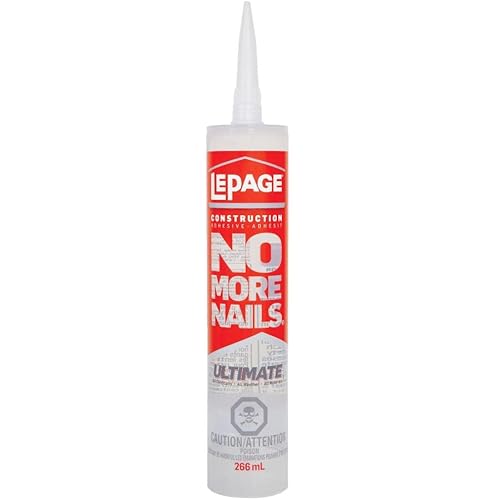 No More Nails Ultimate Construction Adhesive - Crystal Clear, 266 ml