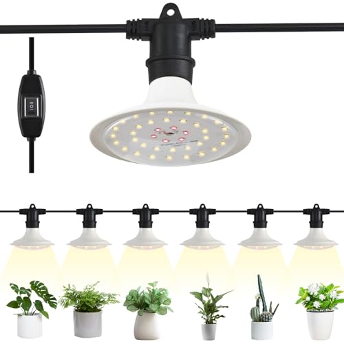 Outdoor Grow Lights for Plants, Full Spectrum Greenhouse Grow Lig...