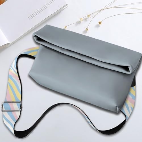 Image of Adjustable Purse Strap Replacement, Wide Shoulder Canvas Bag Strap, Crossbody Handbag Strap