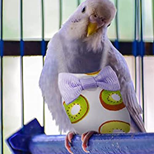 iplusmile Vogel Accessoire 2 Stks Mooie Vogel Luiers Ademend Papegaai Luier Huisdier Vliegende Kleding Benodigdheden - Afbeelding 5