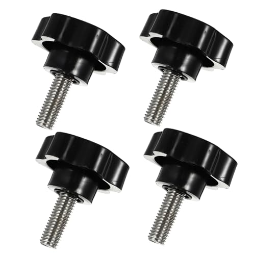 PRETYZOOM 4Pcs Plastic Star Clamping Knob Handle Design Replacement for Mechanical Equipment Instruments and Umbrella Handles