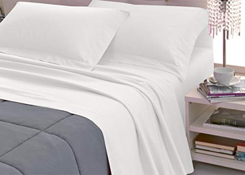 CosìCasa Set Lenzuola Letto Matrimoniale in Raso