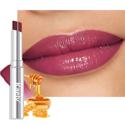 evpct Plum Cherry Honey Lipstick Moisturizing Tinted Lip Balm for Old Women