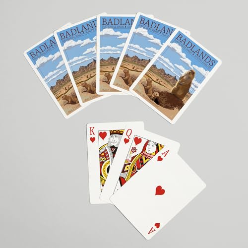 Baraja de Poker Badlands National Park 52 Cartas miniatura 7