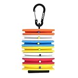 SAMSFX Fishing Tippet Holder with Rigging Foam Fly Fishing Gear for Line Leader Organizer Storage Accessories (Multicolor Rigging Foam)