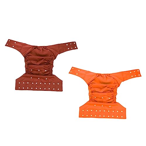 GOOHOCHY 2pcs Adult Diaper Pants Leakproof Washable Men's Diaper for Overnight Hospital Use