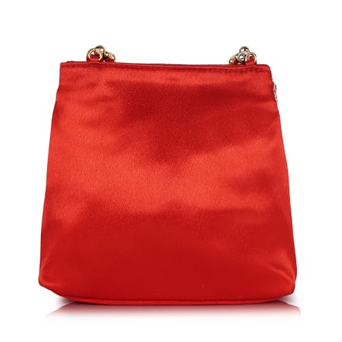 Image of PLANX Velvet SilK Stylish Embroidery Unique Design Traditional Ethnic Wedding Party Handheld Potli For Women | Potli Bag
