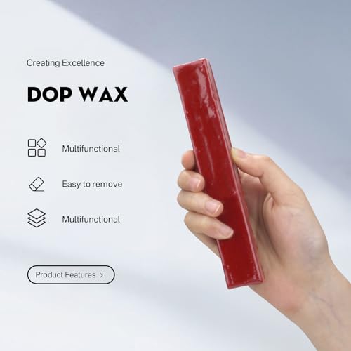 Image of Sthovd Red DOP Wax Fit for Lapidary Cabachon Forming Cutting