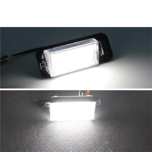 Luz Matrícula Auto para placa opaca o fundida 5