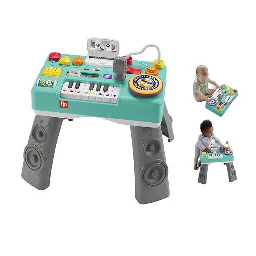 FISHER-PRICE Lernspaß DJ Spieltisch - musikalisches Lernspielzeug mit 3...