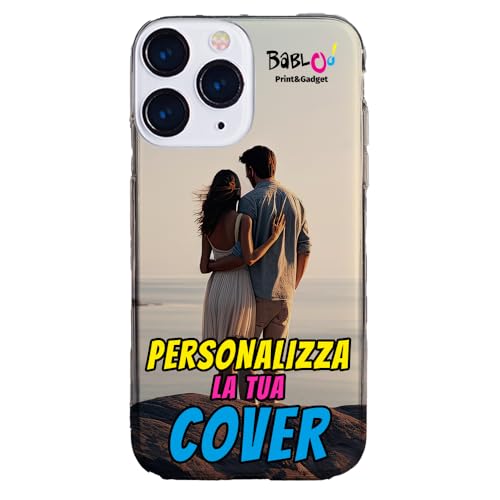 Xylota Cover Personalizzate per iPhone 13 6,1'', Personalizzata con Foto Testi Immagine Disegni Custodia Personalizzabile, Personalizzabili Personalizzato Custodie Case per iPhone 13, Bianco