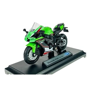 Welly Kawasaki Ninja ZX-10R Green 1:18 Metal Model Motorcycle Die Cast New in Box