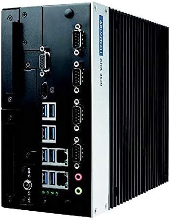 ADVANTECH ARK-3530F-00A1 Barebone System (CPU, Memory, Storage All Optional; not Included) Fanless Box PC, Intel KBL 4LAN+8USB3.0, LGA1151 CPU Socket