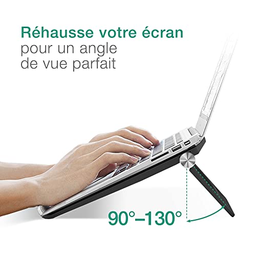 Mini support PC portable CELLONIC ergonomique et pliable pour ordinateur jusqu'à 17 pouces