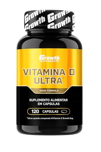 Vitamina D Ultra 2000UI 120 Cápsulas - Growth Supplements