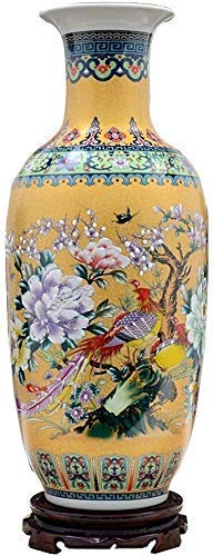 Vase en céramique antique MU stable de 46.5 cm pour grands bouquets